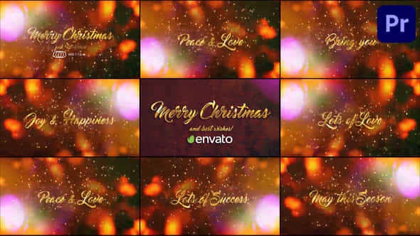 Christmas Greeting Titles For Premiere Pro - VideoHive 49172710