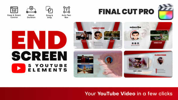 YouTube End Screens - VideoHive 39550008