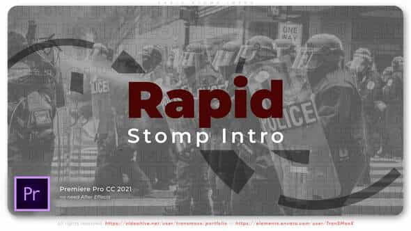 Rapid Stomp Intro - VideoHive 33715228