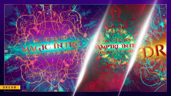 Magic Intro Elegant Particles Gothic - VideoHive 25692603