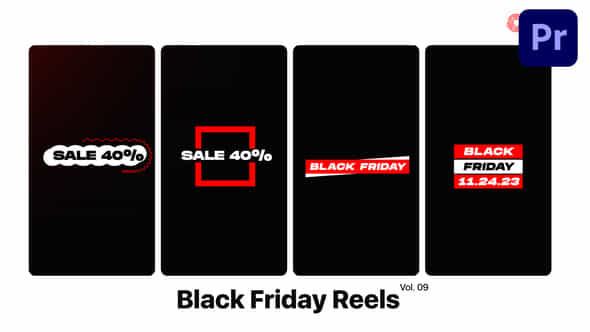 Black Friday Reels For Premiere Pro Vol 09 - VideoHive 48987149
