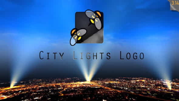 City Lights Logo - VideoHive 3767223