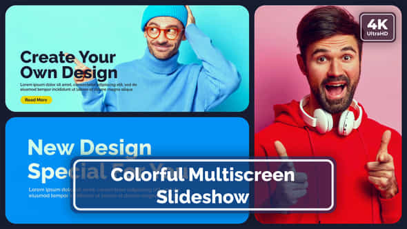 Multiscreen Opener Split Screen Sldeshow - VideoHive 50039466