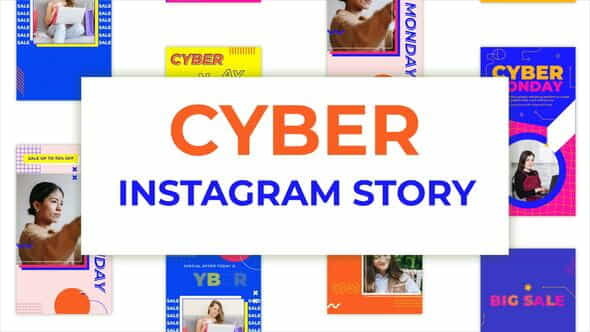 Cyber Monday Instagram stories - VideoHive 34853558