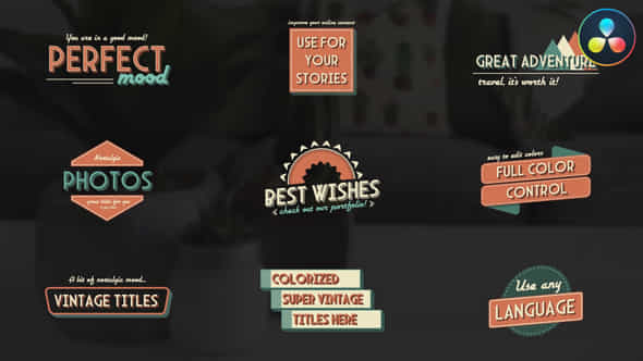 Vintage Titles for - VideoHive 40536233