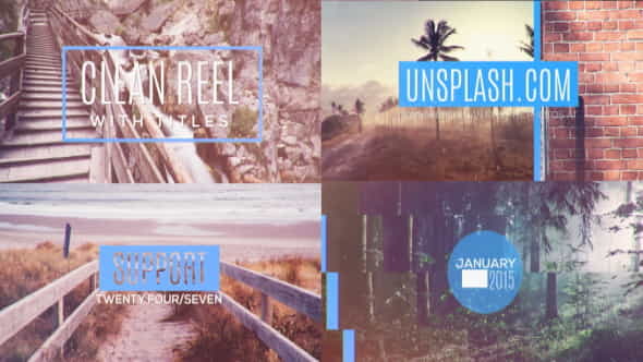 Photo Reel With Titles - VideoHive 14640426