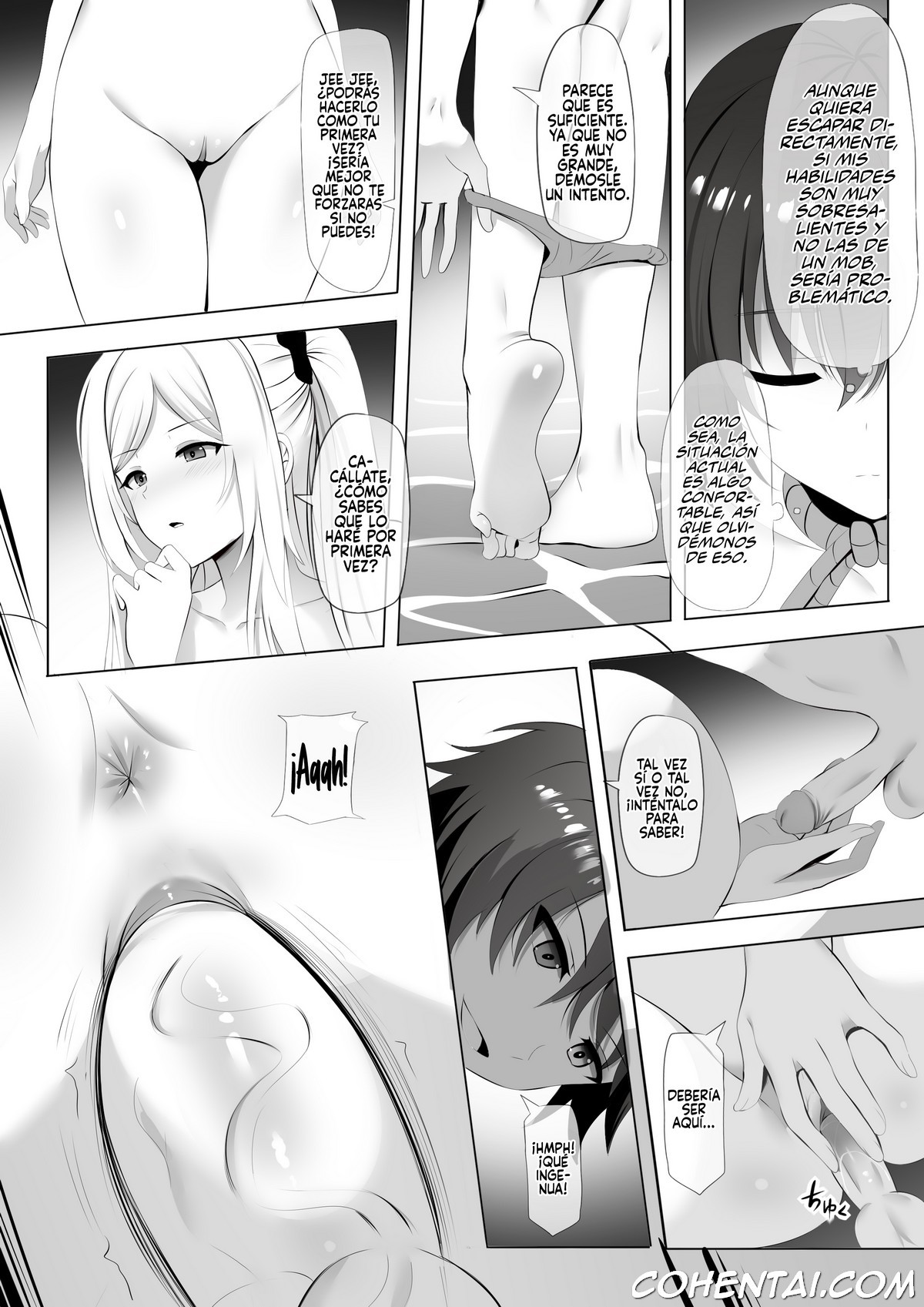 Onsen de Shadow-sama ni Naru! (Kage no Jitsuryokusha ni Naritakute!) xxx comics manga porno doujin hentai español sexo 