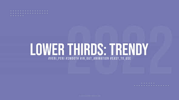 Lower Thirds: Trendy - VideoHive 35912232