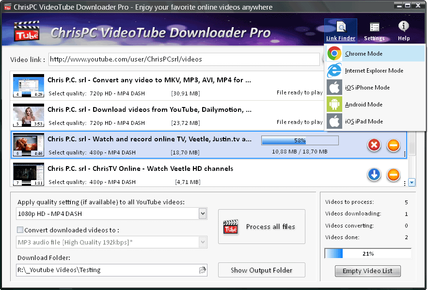 ChrisPC VideoTube Downloader Pro 14.24.0127 Multilingual PRzGdRPv_o
