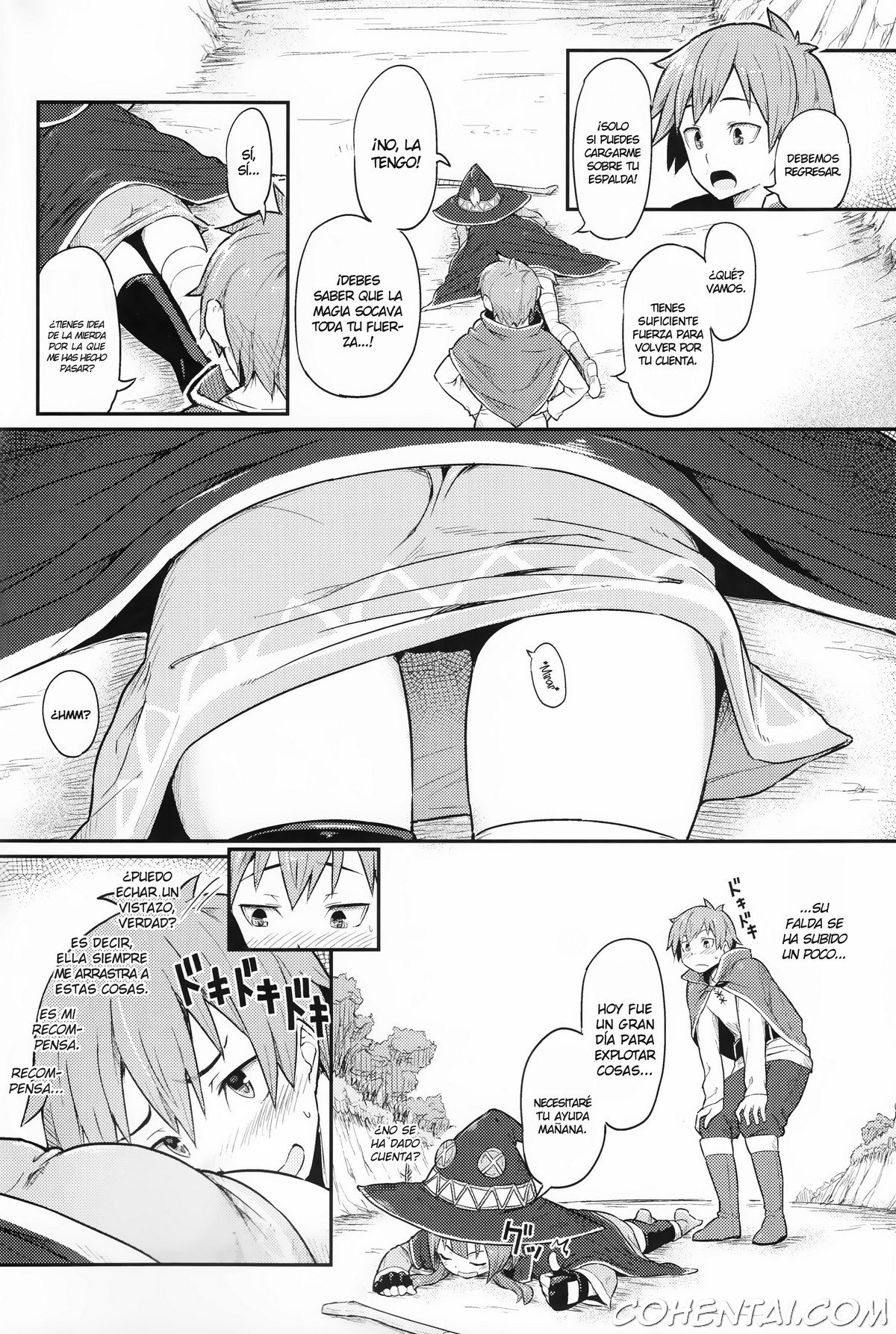 Kono Bakuretsudou ni Gohoubi o! (Kono Subarashii Sekai ni Syukufuku o!) xxx comics manga porno doujin hentai español sexo 