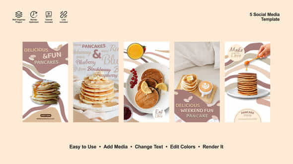 Pancake Instagram Reels - VideoHive 52604197