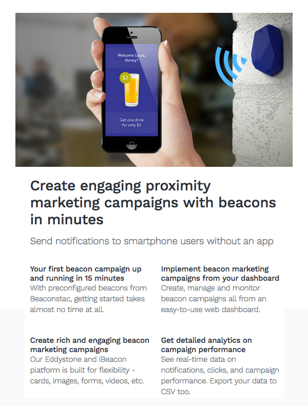 MY Beacon - Proximity marketing App - 2