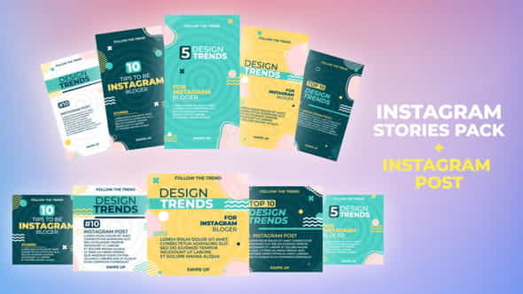 Stylish Title Stories Pack - VideoHive 33694425