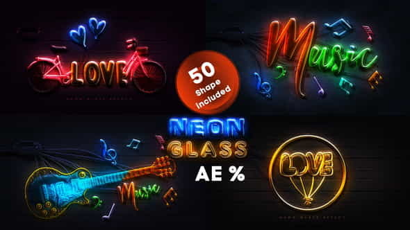 Neon Glass - VideoHive 28123503