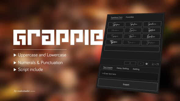 Animated Typeface Grapple Brk - VideoHive 58739197