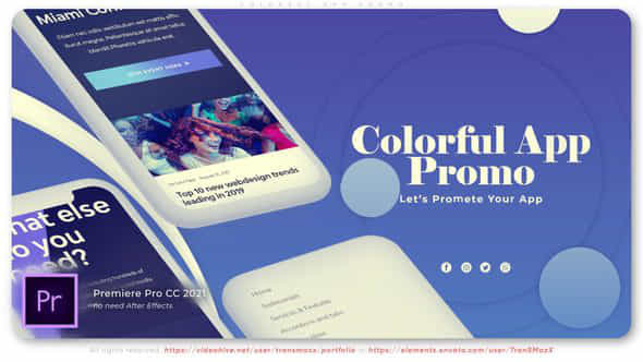 Colorful App Promo - VideoHive 44924134
