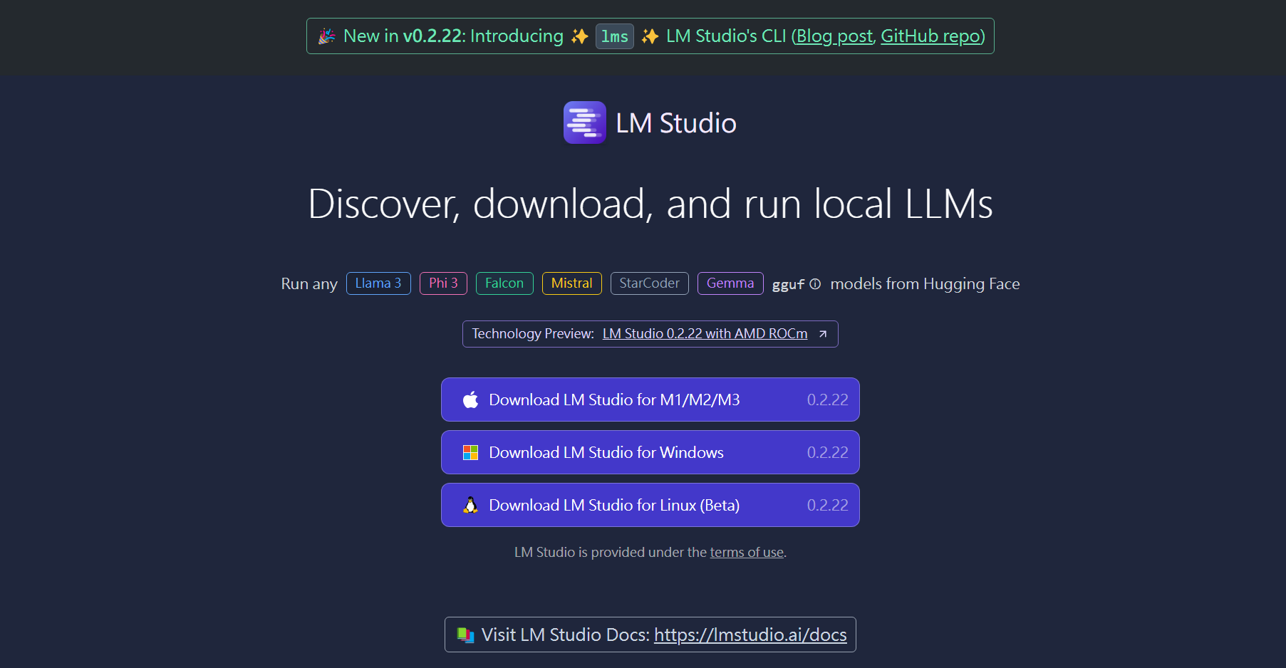 LM Studio Website