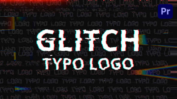 Glitch Typo Logo - VideoHive 34180713