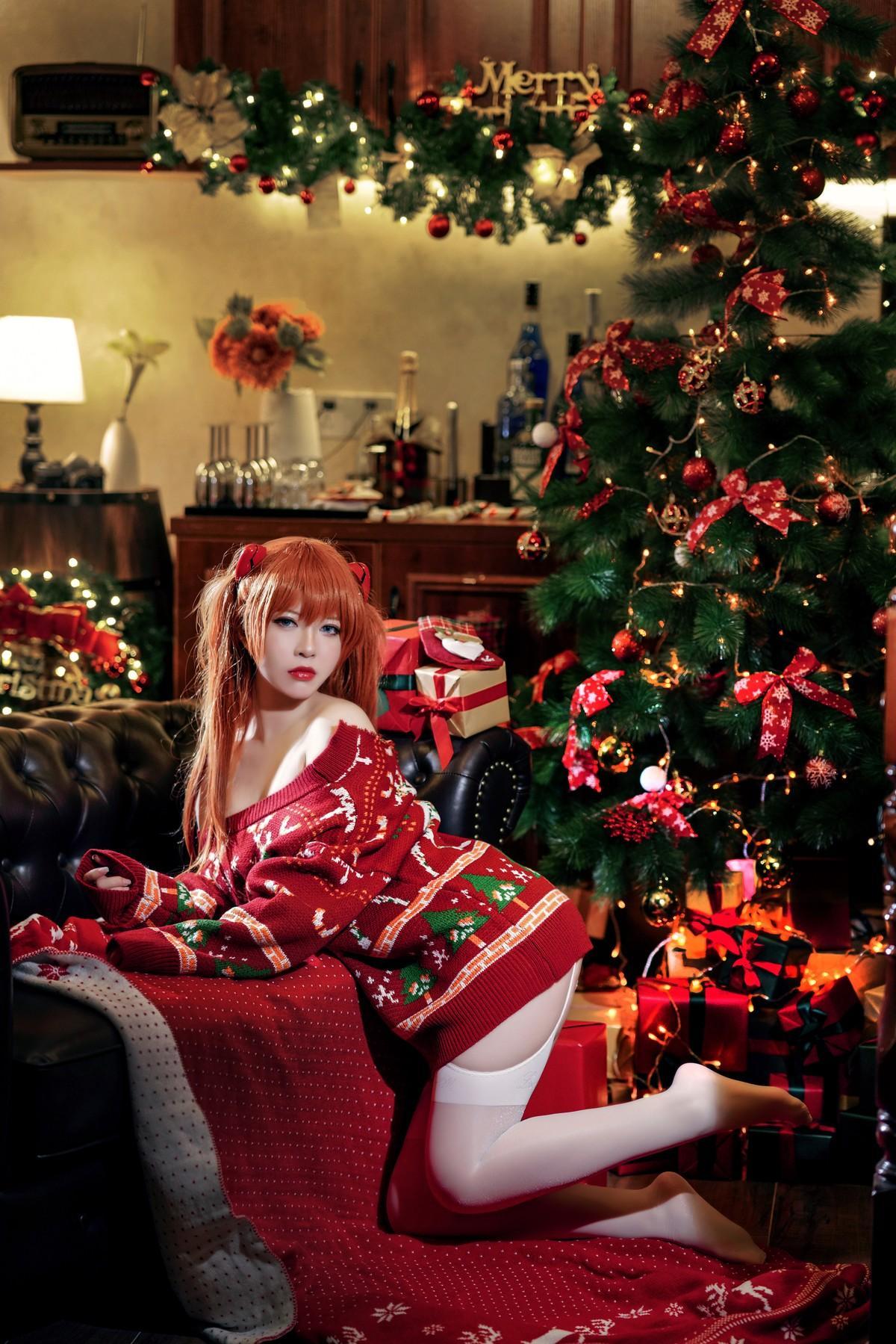 Cosplay 半半子 式波・ASUKA Christmas(3)