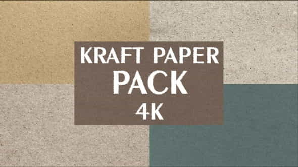 4k Kraft Paper Pack - VideoHive 25759832