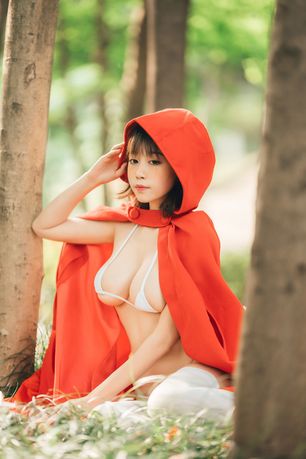 奈汐酱Nice 自撮り - Red Riding Hood