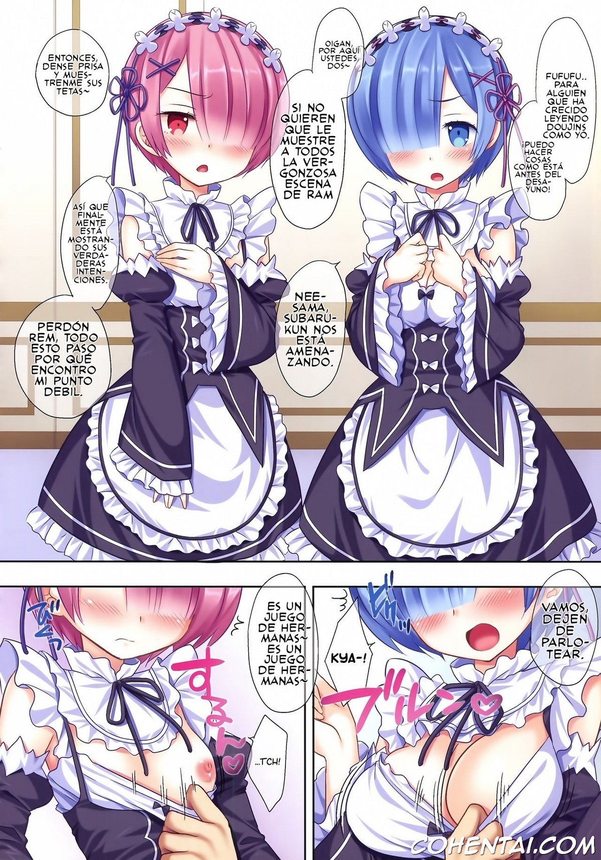 Gohoubi Kai! (Re:Zero kara Hajimeru Isekai Seikatsu) xxx comics manga porno doujin hentai español sexo 