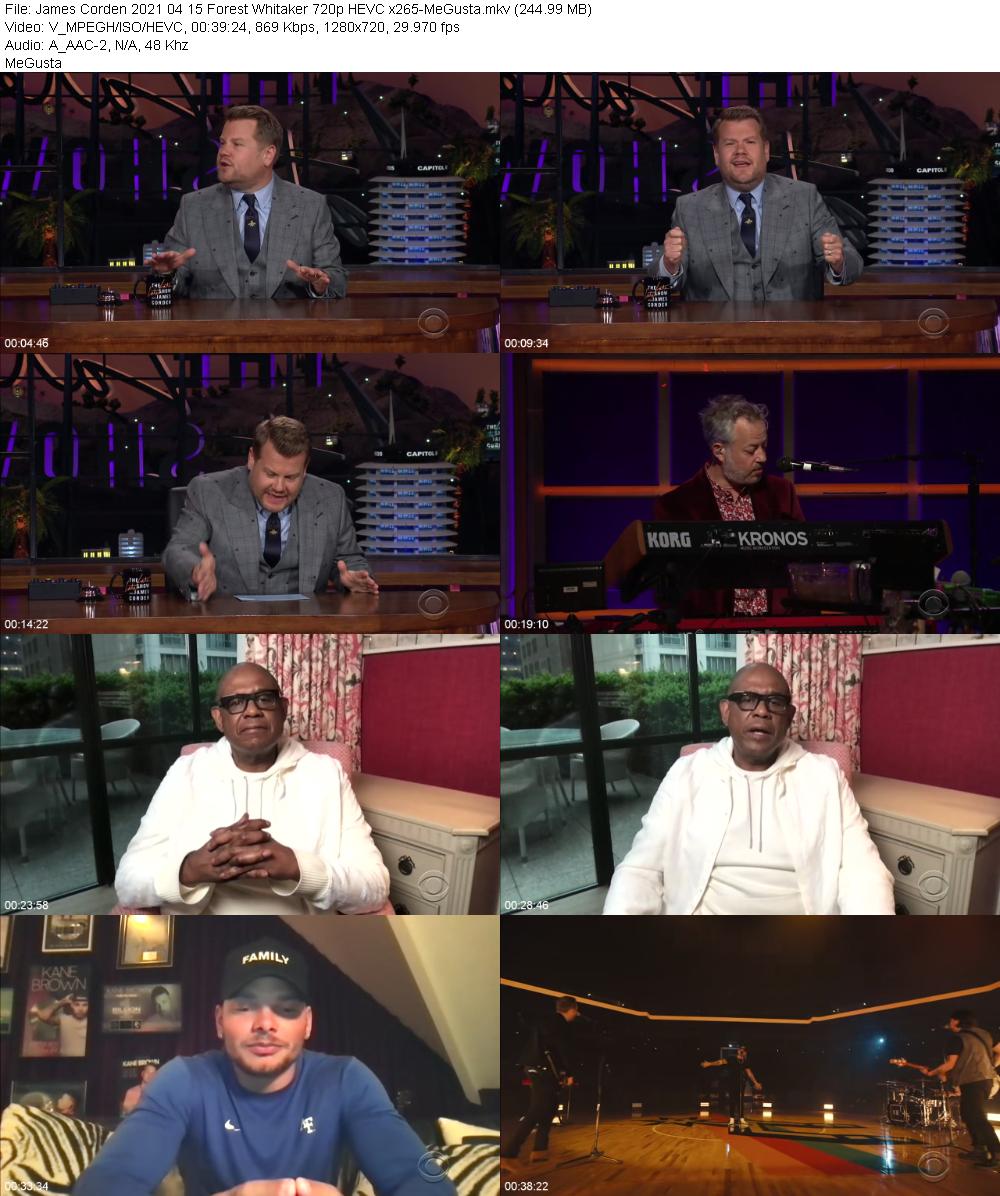 James Corden 2021 04 15 Forest Whitaker 720p HEVC x265