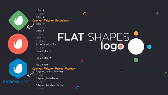 Flat Shapes Logo - VideoHive 19521596
