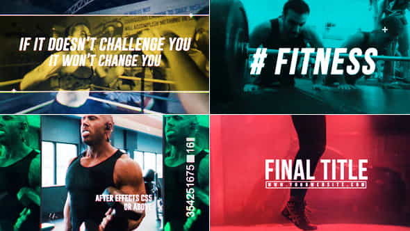 Extreme Fitness Opener - VideoHive 21449112