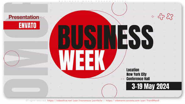 Business Week Presentation - VideoHive 52360047