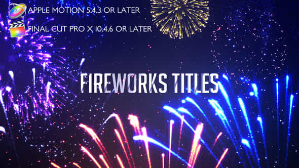 Fireworks Titles - VideoHive 28300178