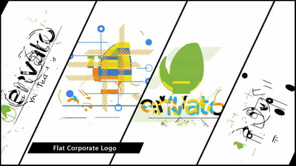 Flat Corporate Logo V02 - VideoHive 18660178