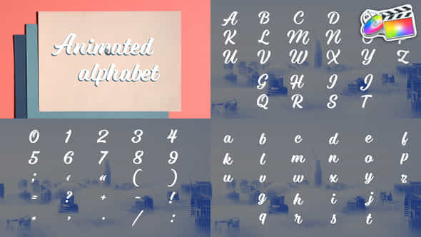 Animated Alphabet - VideoHive 37609589