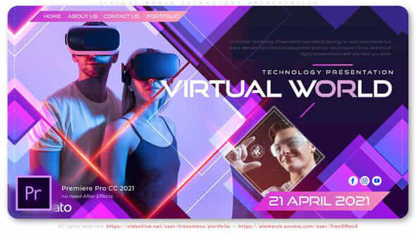 Virtual World Technology - VideoHive 39064067