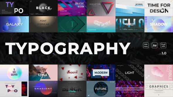 Typography - VideoHive 39575818