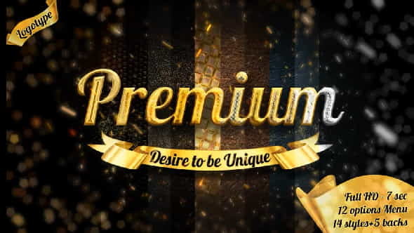 Cinematic Gold Luxury - VideoHive 6070720