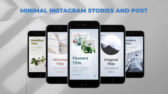 Minimal Instagram Stories - VideoHive 34158773