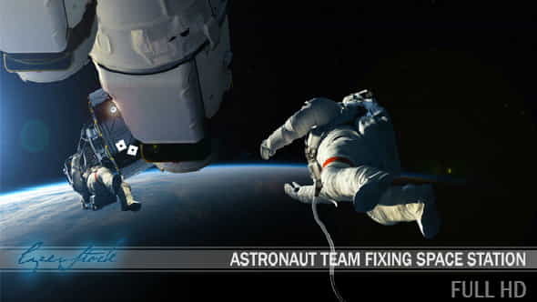 Astronaut Team Fixing - VideoHive 10291332