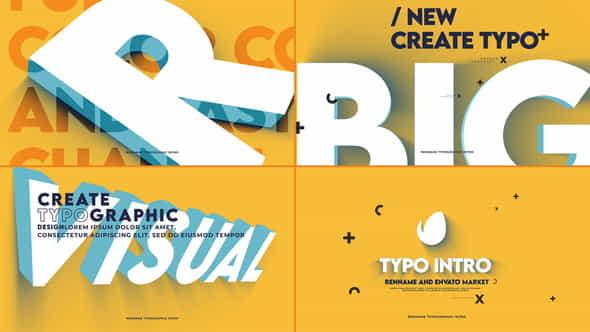 Typo Logo Intro - VideoHive 37691970