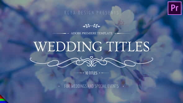 Romantic Wedding Titles - VideoHive 24572168