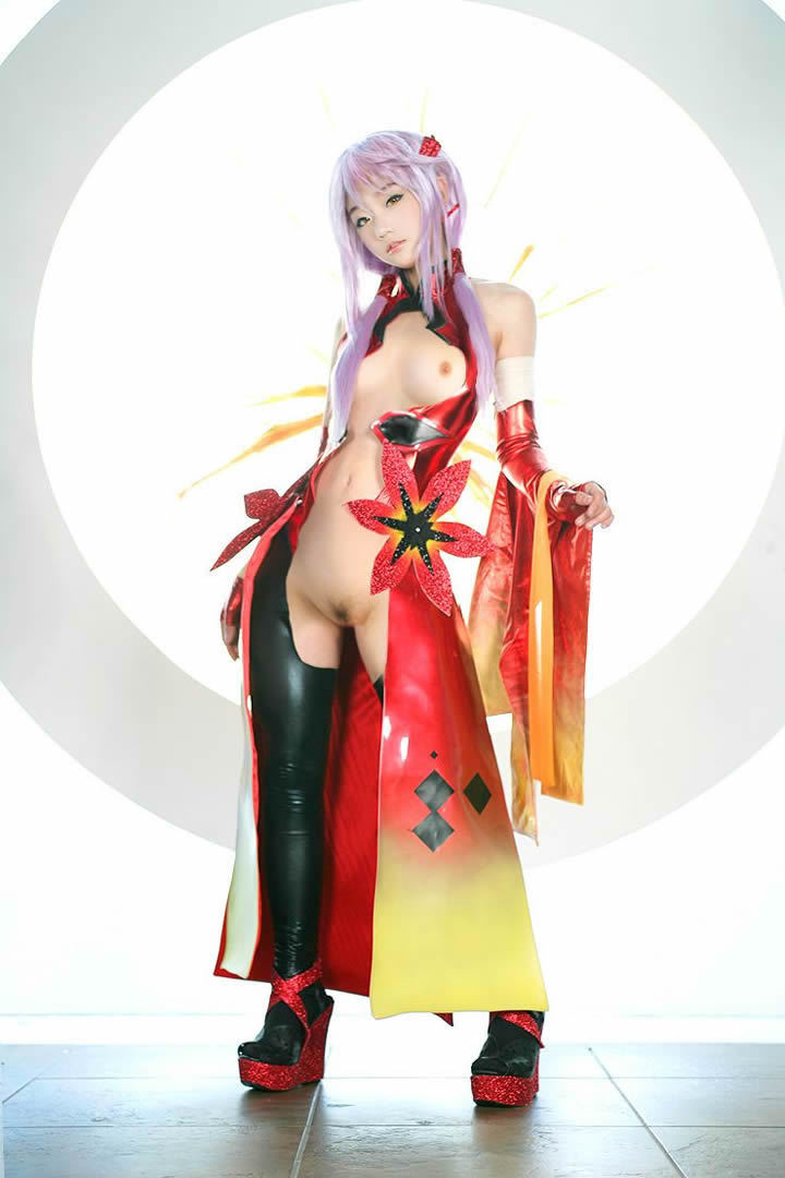 网红美女cosplay螺旋猫PS无圣光套图写真(8)