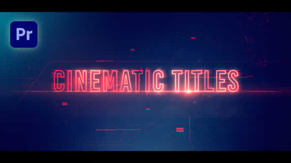 Cyber Technology Titles - VideoHive 50970669