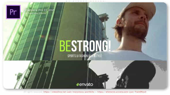 Be Strong Opener - VideoHive 48365139