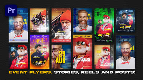 Event Flyers. Stories - VideoHive 43585986