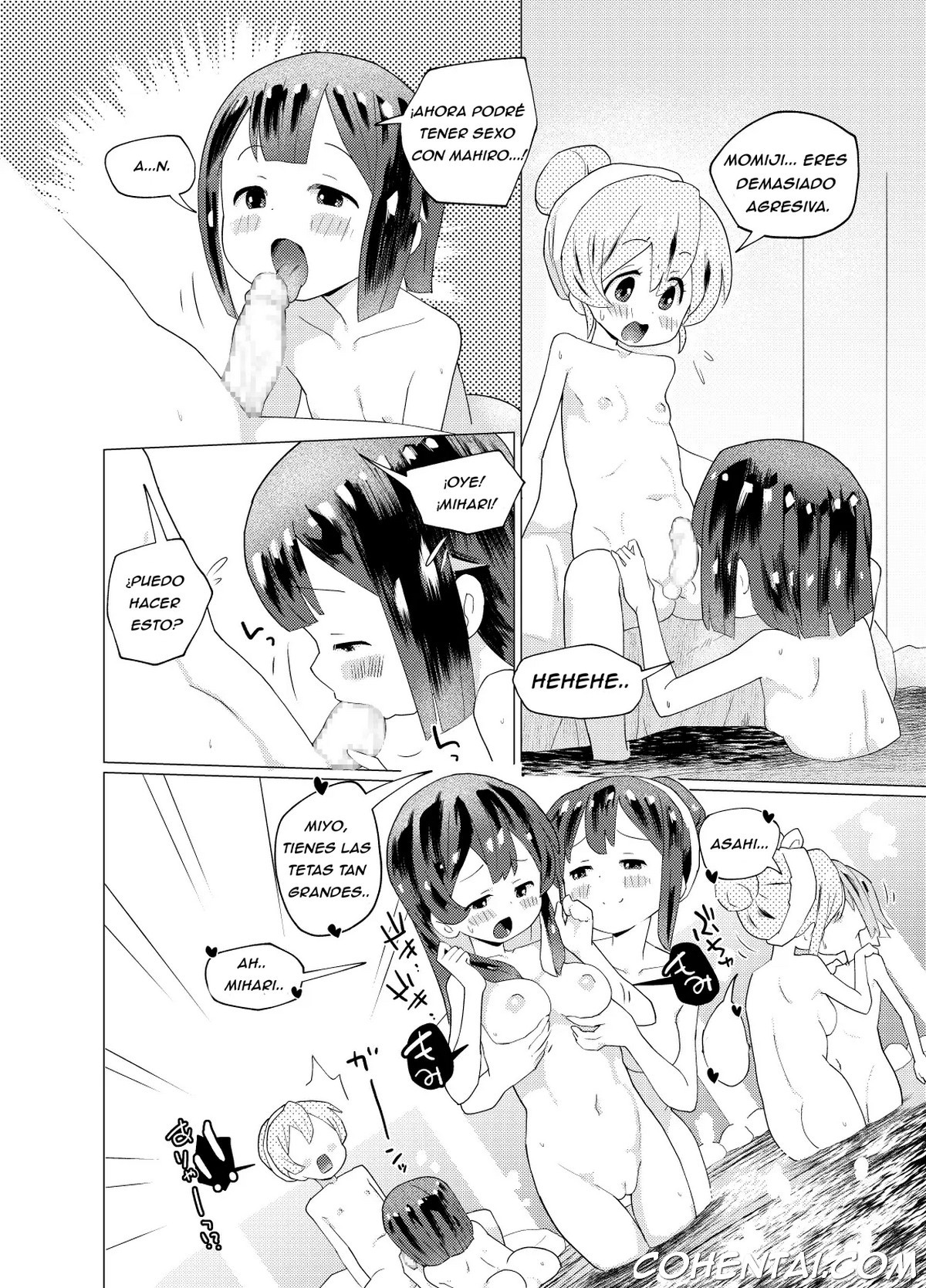 Minna de Onsen Yurimai! Shitetara Haechatta (Onii-chan wa Oshimai!) xxx comics manga porno doujin hentai español sexo 