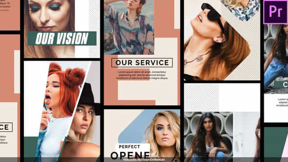 Stylish Slide Cool Stories For Premiere Pro - VideoHive 52495277
