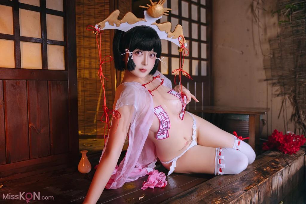 Coser@日奈娇: 辉夜巫女 (130 photos )(34)