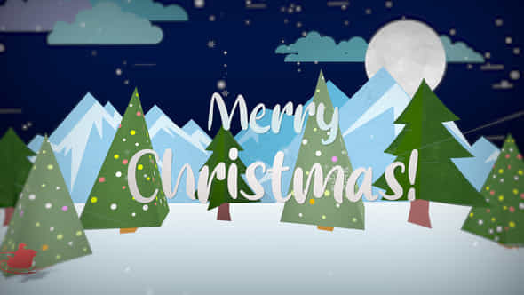 Christmas Town Logo Reveal - VideoHive 49517752