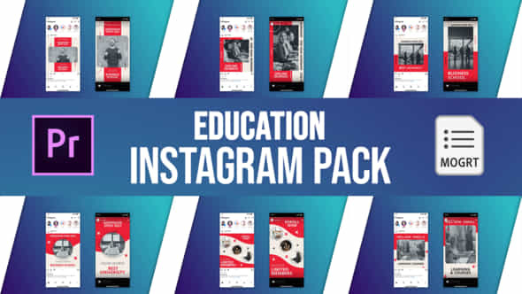 Education Instagram Pack - VideoHive 36102658