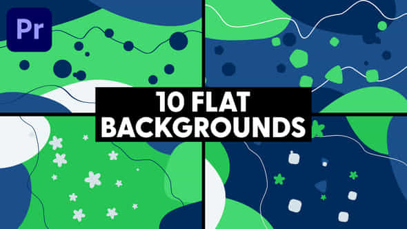 Flat Backgrounds - VideoHive 47771666